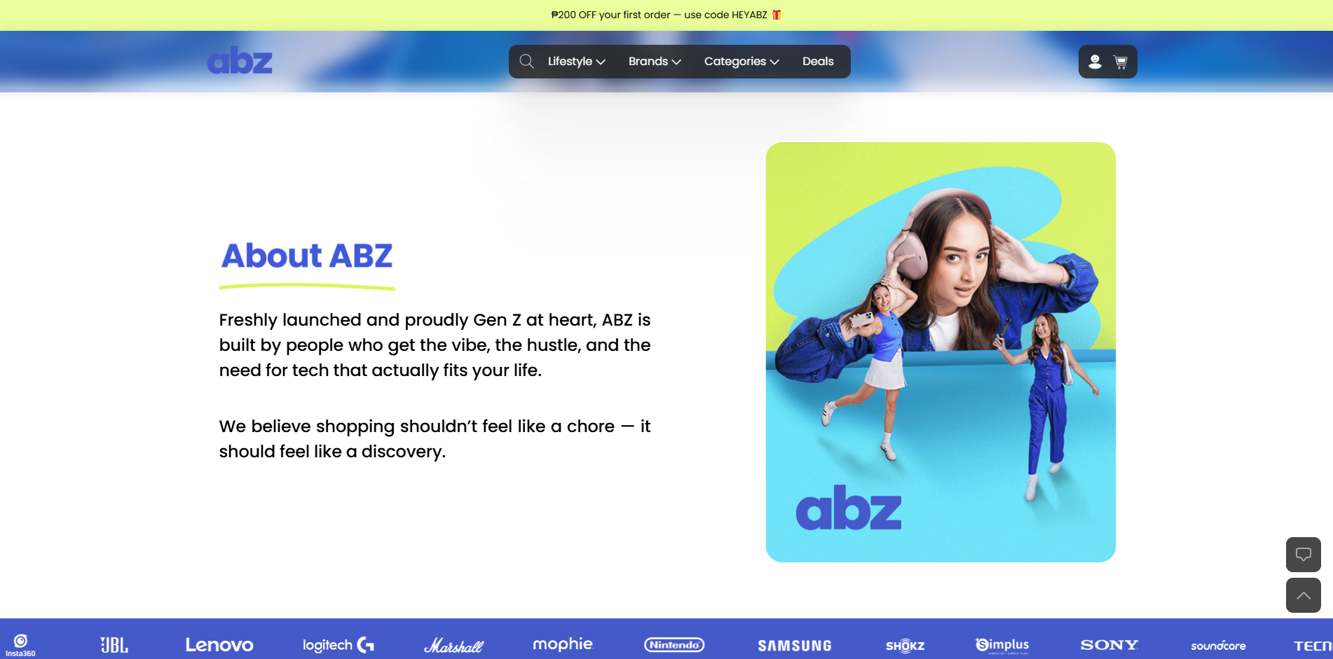 ABZ — Why ABZ page screenshot